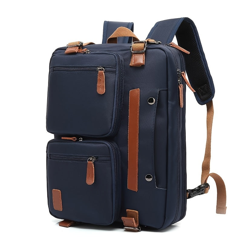 Waterproof Convertible Backpack Shoulder Handbag Adjustable Straps Travel Work Bag