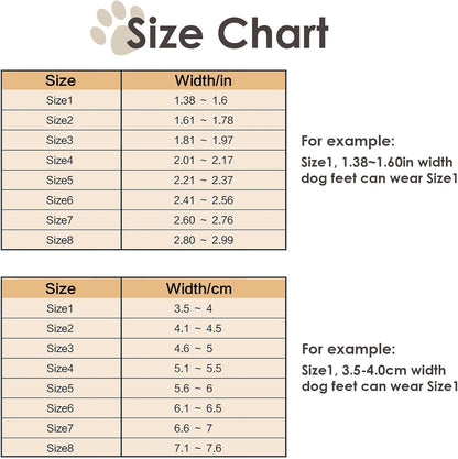 Waterproof Dog Boots Anti Slip Paw Protection Shoes