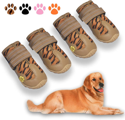 Waterproof Dog Boots Anti Slip Paw Protection Shoes