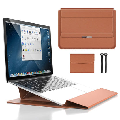 Waterproof Laptop Sleeve Shockproof PU Leather Laptop Case
