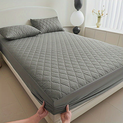 Waterproof Quilted Mattress Protector Soft Breathable Bed Cover