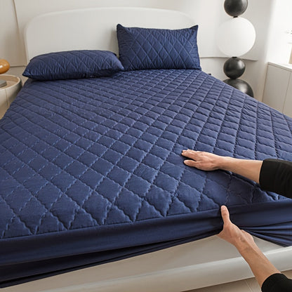 Waterproof Quilted Mattress Protector Soft Breathable Bed Cover