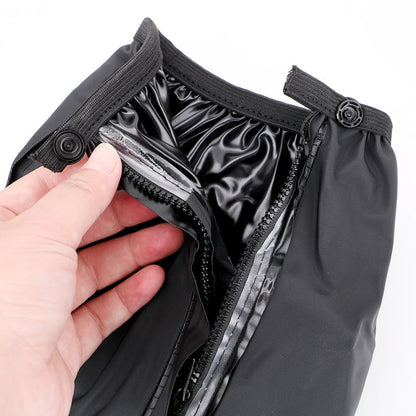 Waterproof Shoe Covers Rain Overshoes Anti Slip Zip Closure