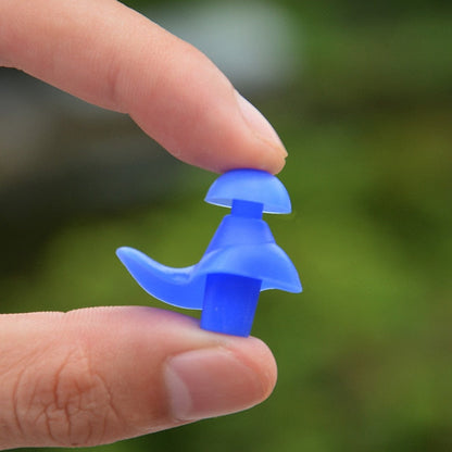 Waterproof Silicone Swim Ear Plugs Ergonomic Swimming Ear Protection Comfortable Reusable Earbuds