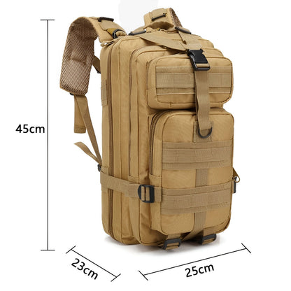 Waterproof Tactical Backpack Large Capacity Outdoor Hiking Camping Travel Military Style Backpack