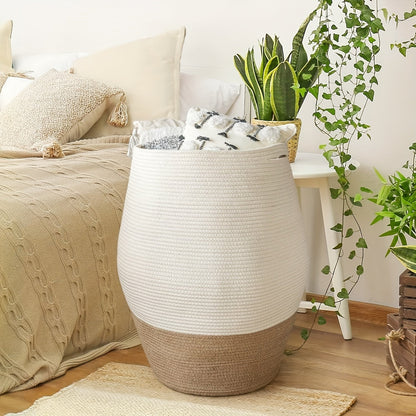 Wicker Laundry Basket Large Storage Hamper Woven Laundry Bin