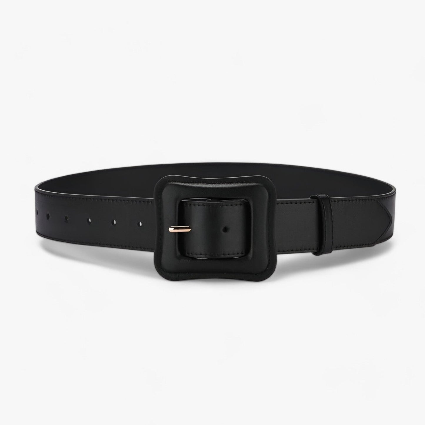 Wide Vintage Leather Waist Belt Adjustable Fashion Dress Belt