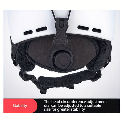 Winter Sports Ski Helmet Adjustable Snowboard Safety Helmet Outdoor Protection Gear