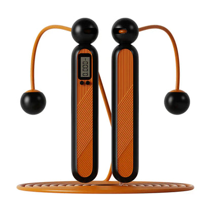 Wireless Jump Rope Smart Fitness Trainer with Counter for Home and Gym Workouts