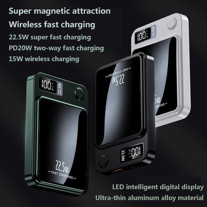 Wireless Magnetic Power Bank Fast Charging Portable Battery Charger