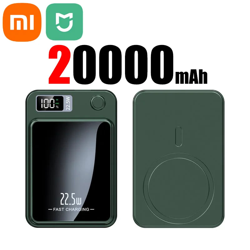 Wireless Magnetic Power Bank Fast Charging Portable Battery Charger