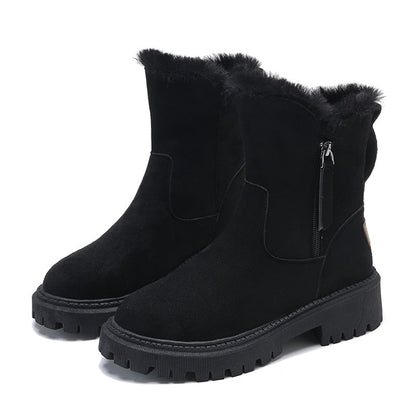 Women Winter Boots Fur Lined Warm Comfortable Snow Boots