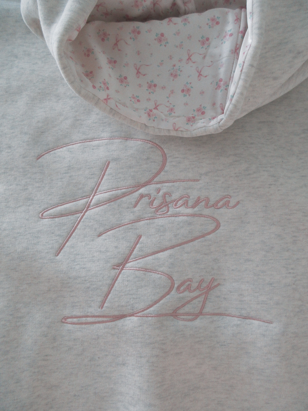 Womens Bow Hoodie Casual Oversized Pullover Soft Warm Sweatshirt Pink