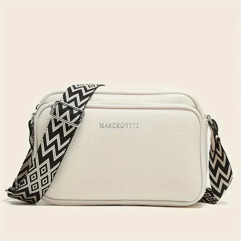 Women's Leather Shoulder Bag Crossbody Handbag Large Capacity Adjustable Strap
