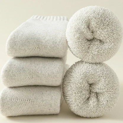 Wool Blend Socks Warm Breathable Thermal Winter Everyday Wear Set