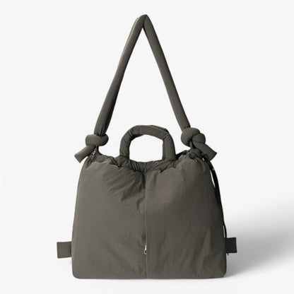 Zyrae – Women's Quilted Puffer Handbag with Shoulder Strap