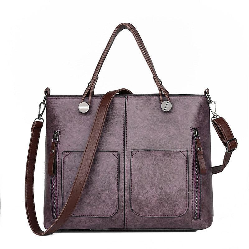 Zyrae – Women's Vintage PU Leather Shoulder Bag with Adjustable Crossbody Strap