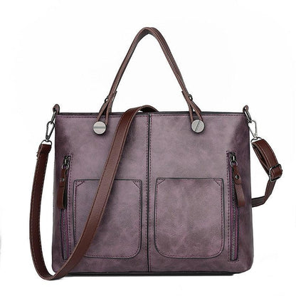 Zyrae – Women's Vintage PU Leather Shoulder Bag with Adjustable Crossbody Strap