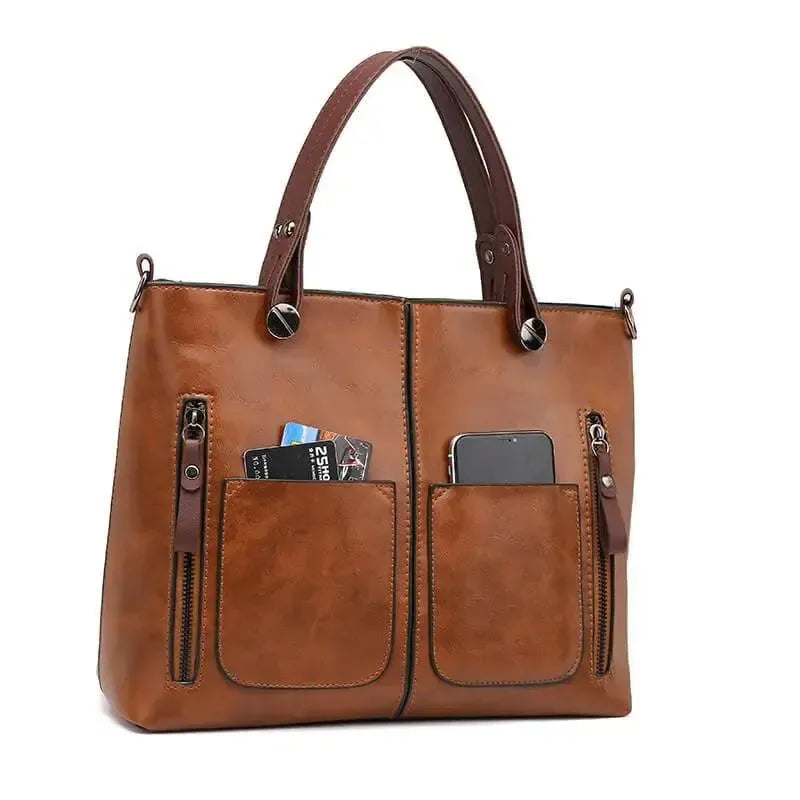 Zyrae – Women's Vintage PU Leather Shoulder Bag with Adjustable Crossbody Strap